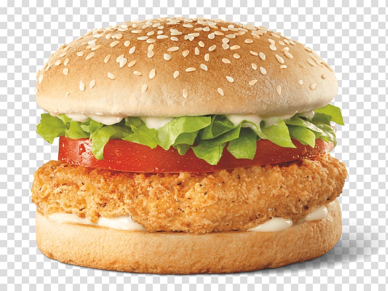 Whopper TenderCrisp Hamburger Salmon burger Cheeseburger, chicken burger transparent background PNG clipart