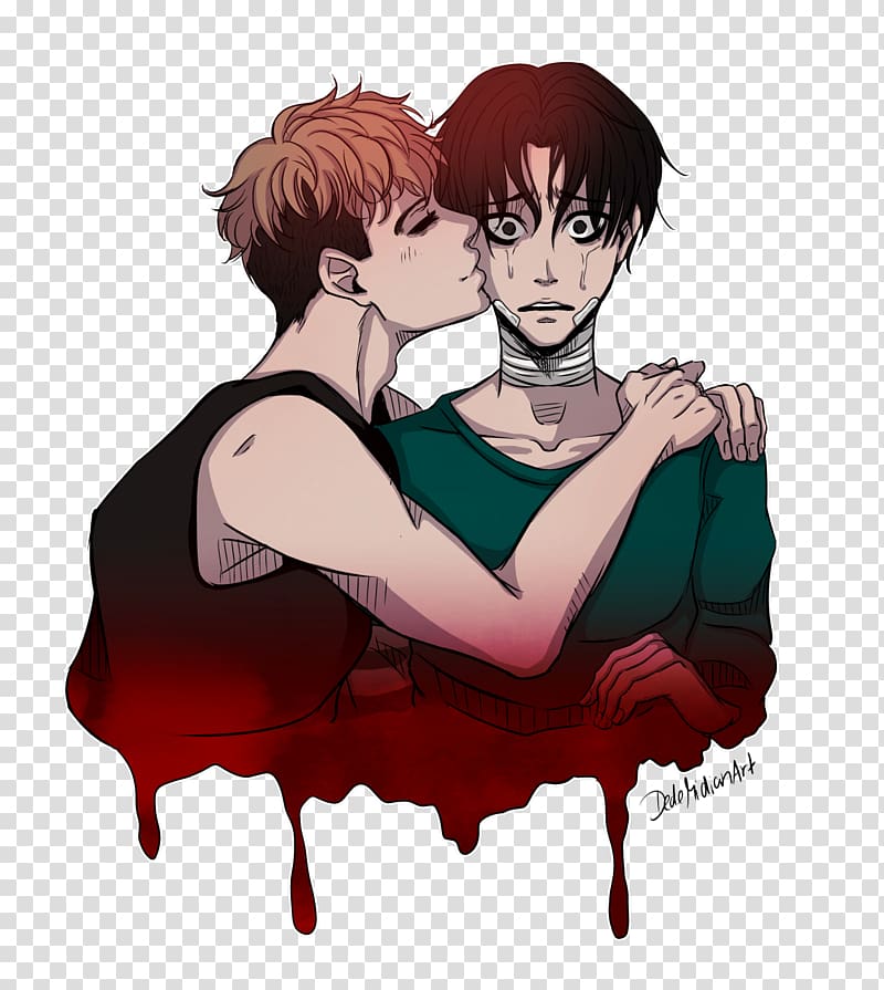 Killing Stalking Fan art Drawing, fan transparent background PNG clipart