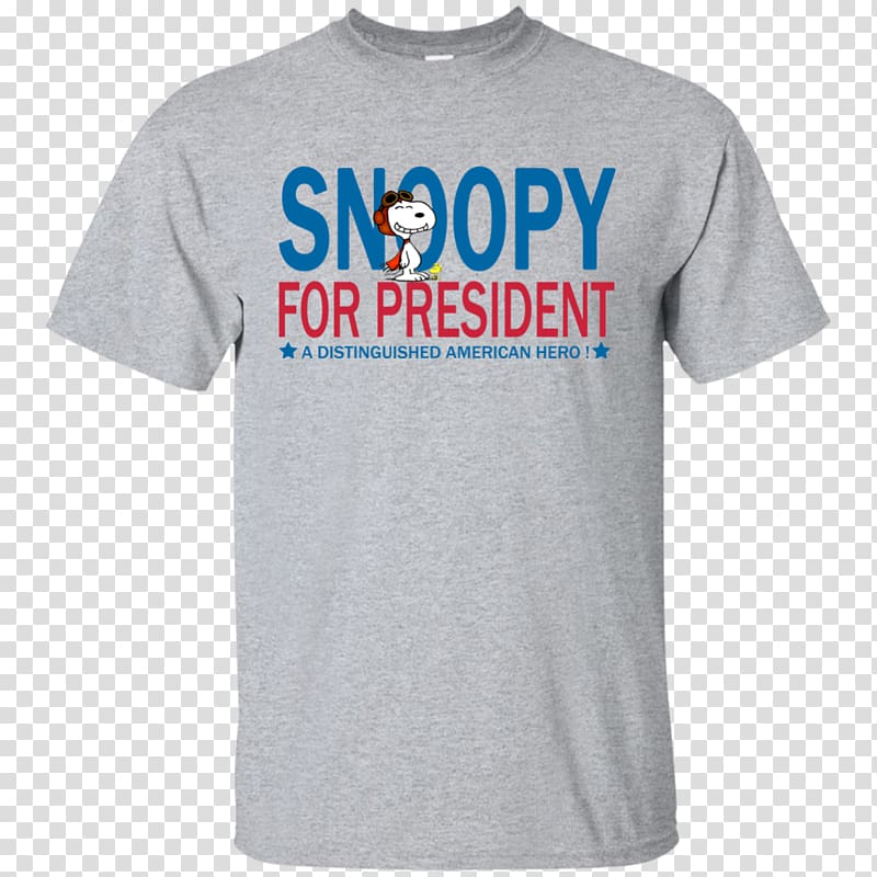 T-shirt Sports Fan Jersey Sleeve Logo, snoopy president transparent ...