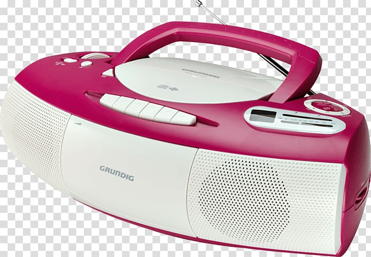 Grundig CD player Boombox CD-Rekorder Compact disc, radio transparent background PNG clipart