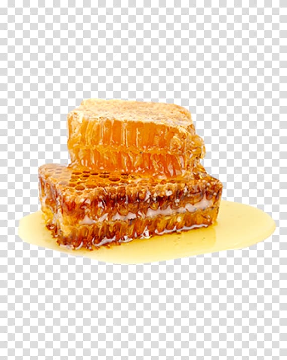 Beeswax Comb honey Honeycomb, bee transparent background PNG clipart