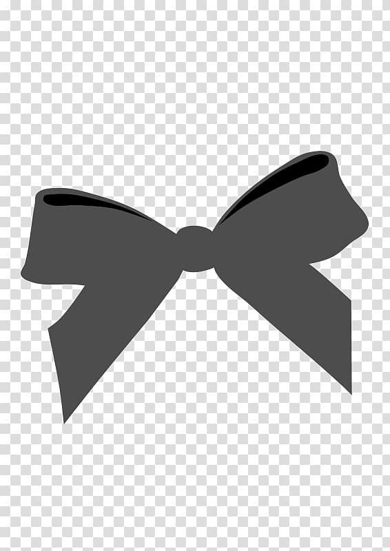 Black ribbon Bow and arrow , Black bow cartoon transparent background PNG clipart