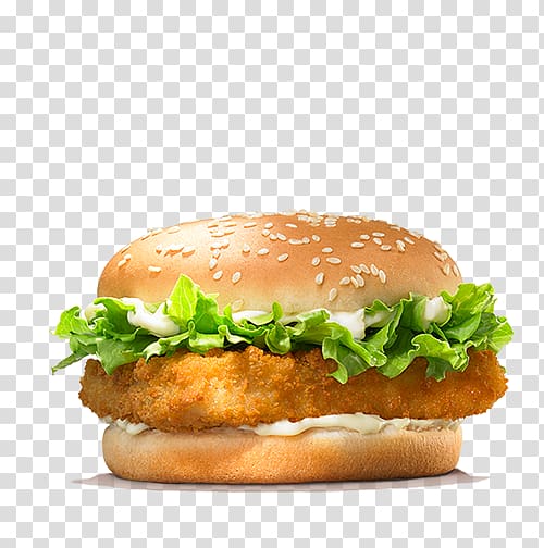 Hamburger Whopper Veggie burger Fast food Burger King, fish burger transparent background PNG clipart