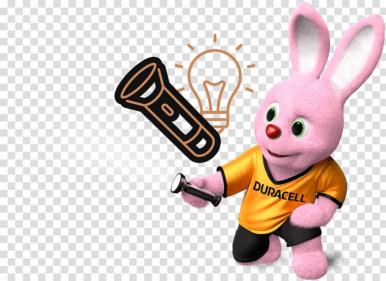 Light Duracell Bunny Alkaline battery Electric battery, light transparent background PNG clipart