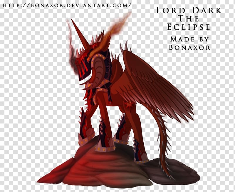 Pony Dark Lord Darkness Winged unicorn , Evil transparent background PNG clipart