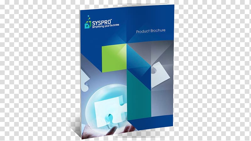 SYSPRO Enterprise resource planning Computer Software Graphic design Manufacturing, Brochure Business transparent background PNG clipart