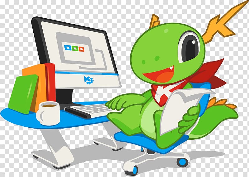 Konqi KDE Calligra Computer Software K Desktop Environment 3, Kde transparent background PNG clipart