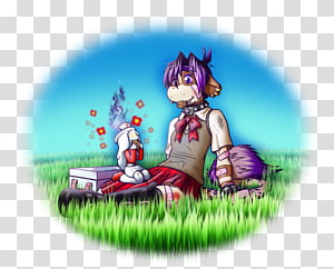 Cartoon Desktop Computer Legendary creature, Computer transparent background PNG clipart thumbnail