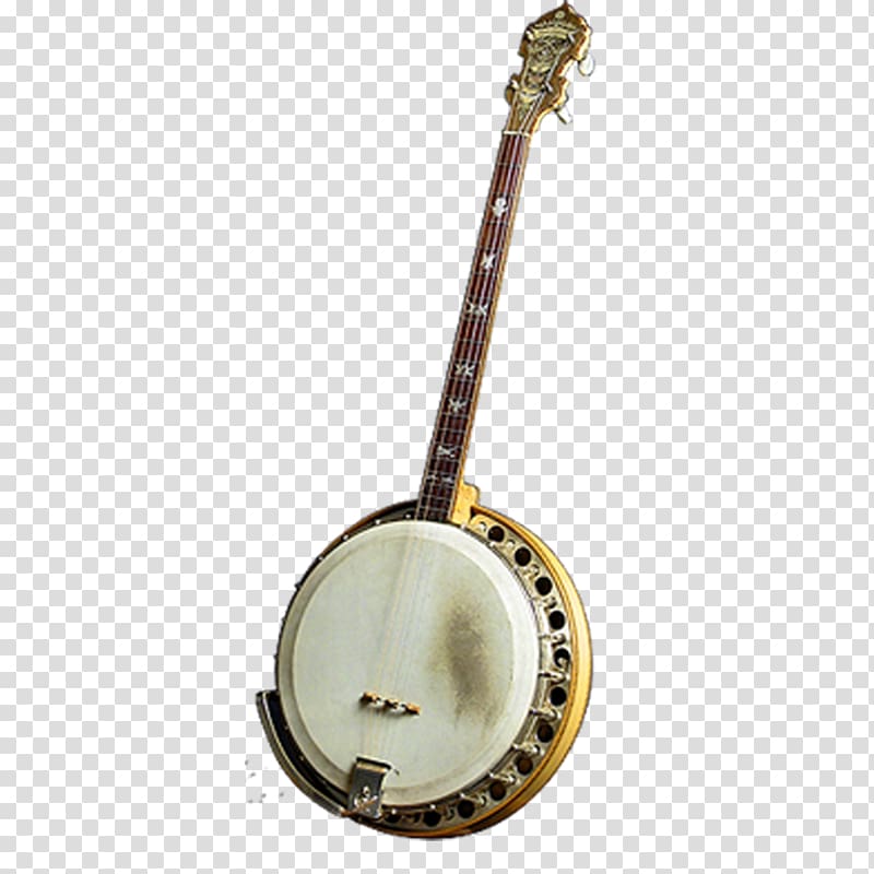 Banjo guitar Banjo uke Musical Instruments, creative guitar transparent background PNG clipart