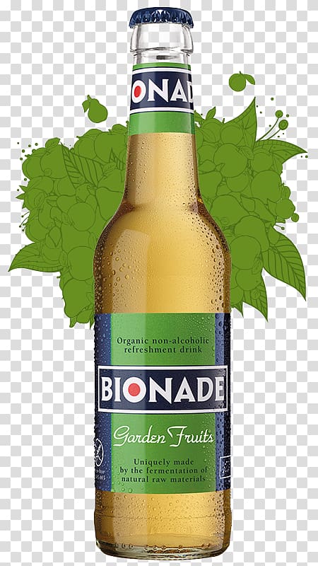 Fizzy Drinks Organic food Lemonade Bionade Beer, garden fruits transparent background PNG clipart