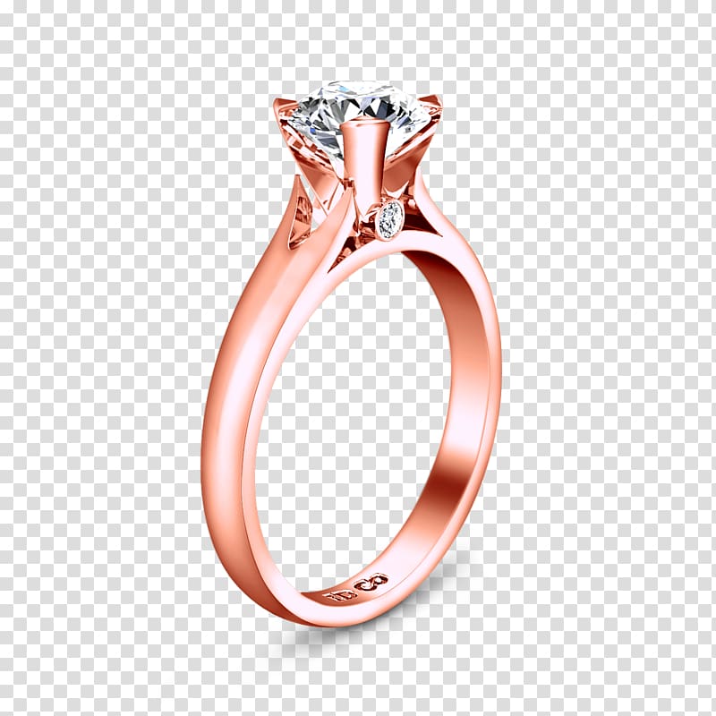 Engagement ring Wedding ring Solitaire, solitaire ring transparent background PNG clipart