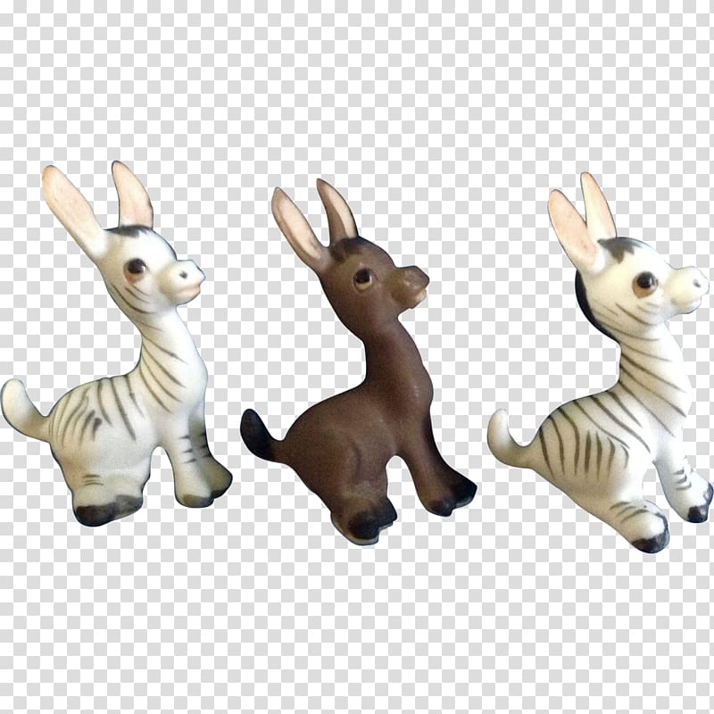 Animal figurine Porcelain Ceramic, donkey transparent background PNG clipart
