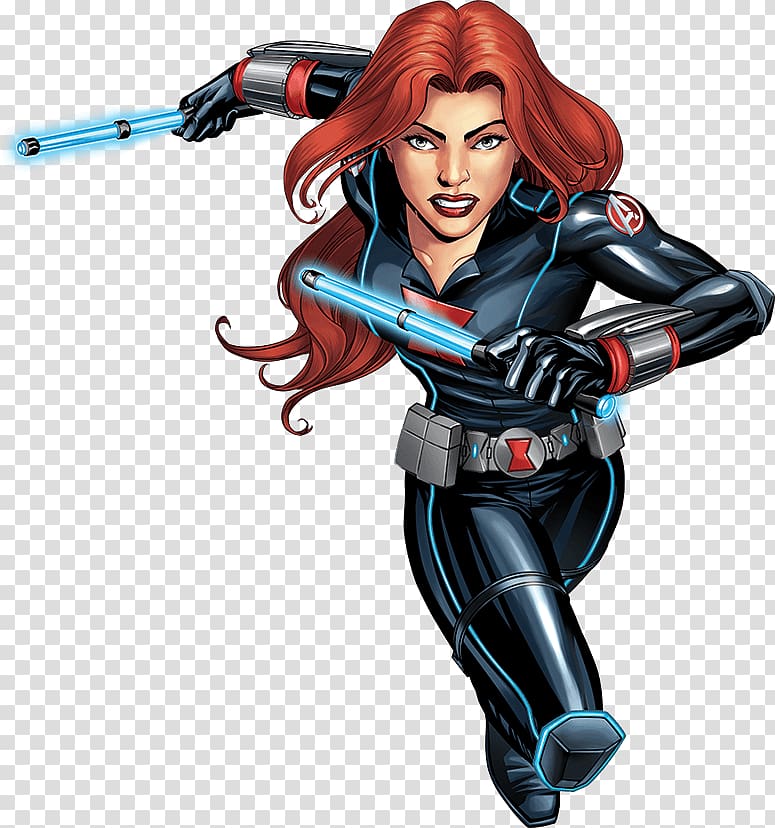 Black Widow character, Black Widow Iron Man Vision Thor Captain America, Black Widow transparent background PNG clipart