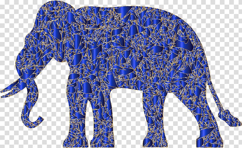 Indian elephant African elephant Elephantidae , modern sculpture transparent background PNG clipart