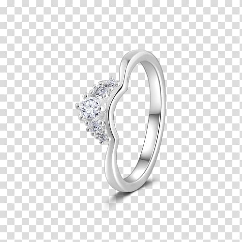 Wedding ring Jewellery Sterling silver, couple rings transparent background PNG clipart