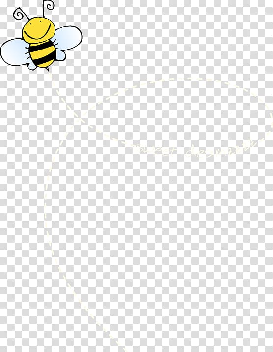 Textile Line Point Angle Flooring, Cute cartoon bee transparent background PNG clipart