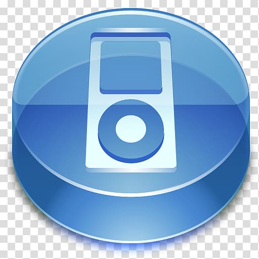 iPod Shuffle Computer Icons, Blue Apple IPod Icon transparent background PNG clipart