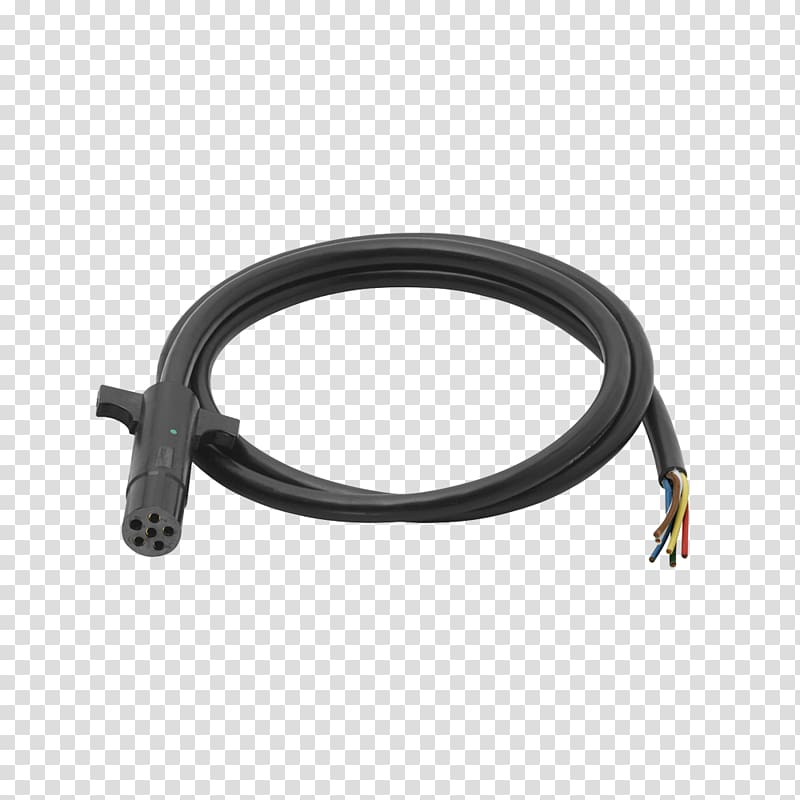 Coaxial cable Data transmission Electrical cable Electrical connector IEEE 1394, Trailer Connector transparent background PNG clipart