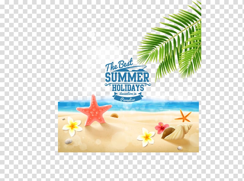 Beach Summer vacation Summer vacation, Yellow beach transparent background PNG clipart
