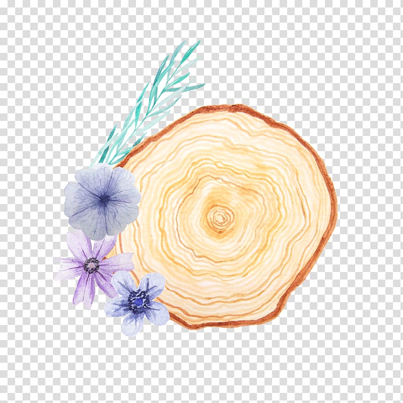 white, orange, yellow, and blue flowers illustration, Watercolor painting Flower illustration Purple, Beautiful lavender transparent background PNG clipart