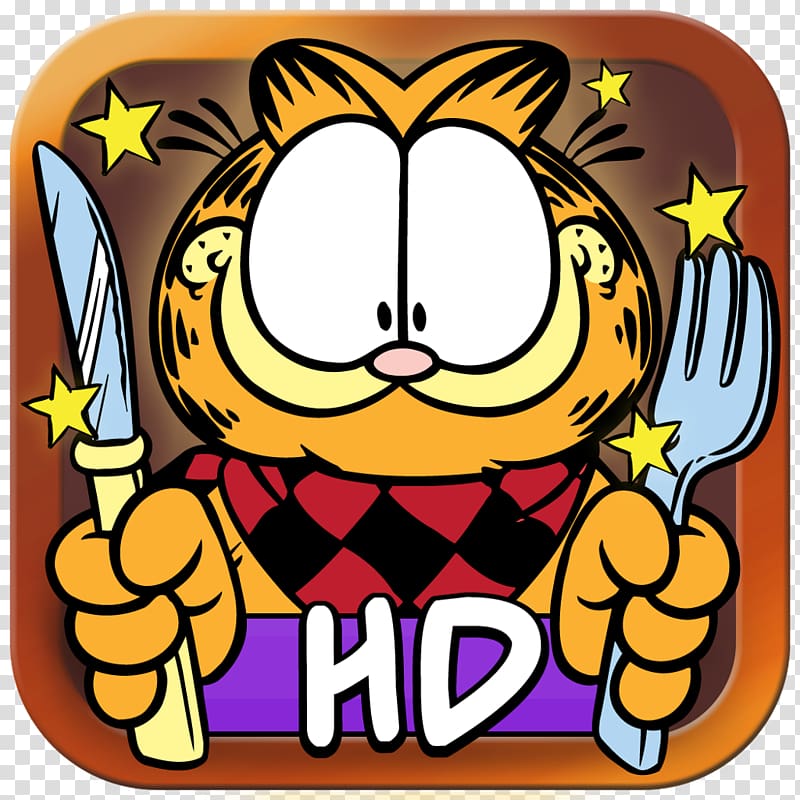 Feed Garfield Odie Jon Arbuckle Garfield Chef: Match 3 Puzzle, hungry transparent background PNG clipart