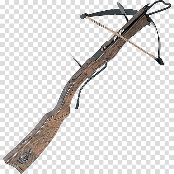 larp crossbow Ranged weapon Repeating crossbow, weapon transparent background PNG clipart