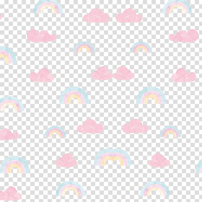 Free download | Pink ad blue rainbows and clouds art, Rainbow Cloud ...