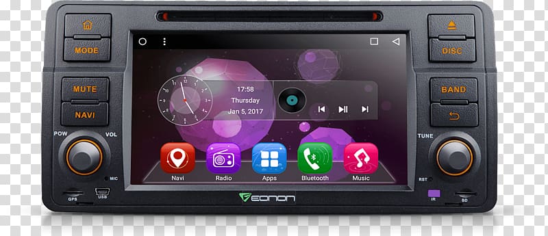 BMW Car DVD player GPS Navigation Systems Vehicle audio, bmw transparent background PNG clipart