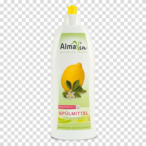Dishwashing liquid Cymbopogon citratus Detergent Lemon Orange oil, lemon transparent background PNG clipart