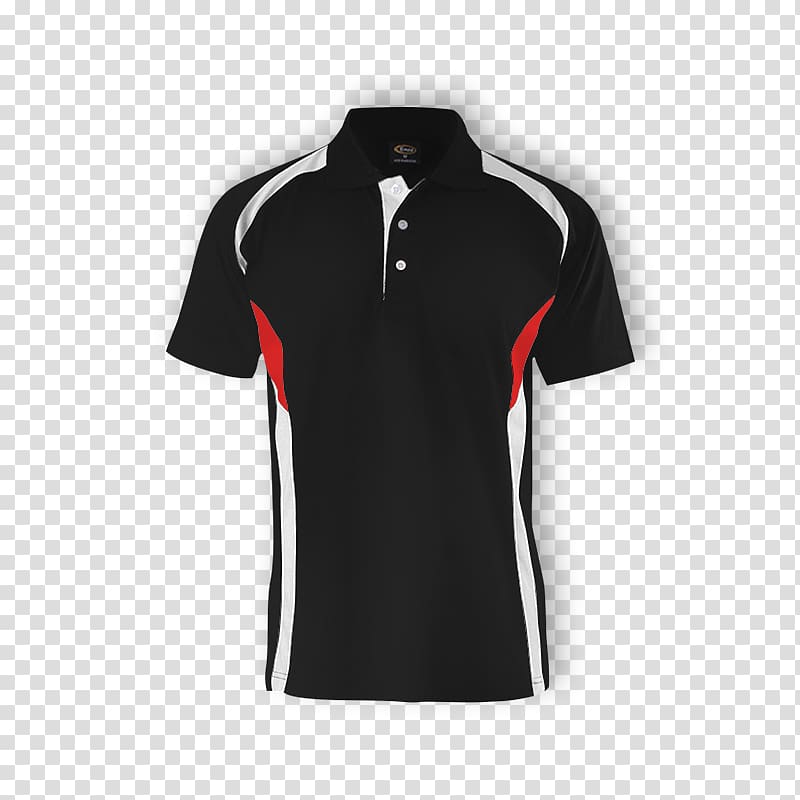 T-shirt Sleeve Polo shirt Cut and sew, Black T-shirt Design transparent background PNG clipart