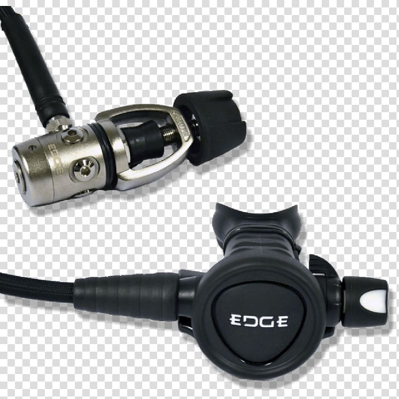 Diving regulator EDGE EDG0173 System Buoyancy compensator, transparent background PNG clipart