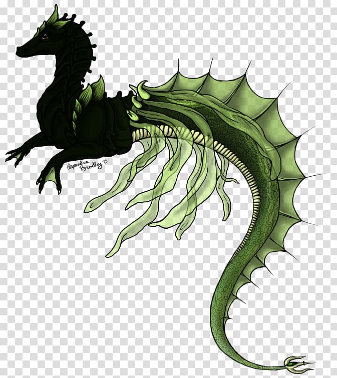 Seahorse Dragon Leaf, seahorse transparent background PNG clipart