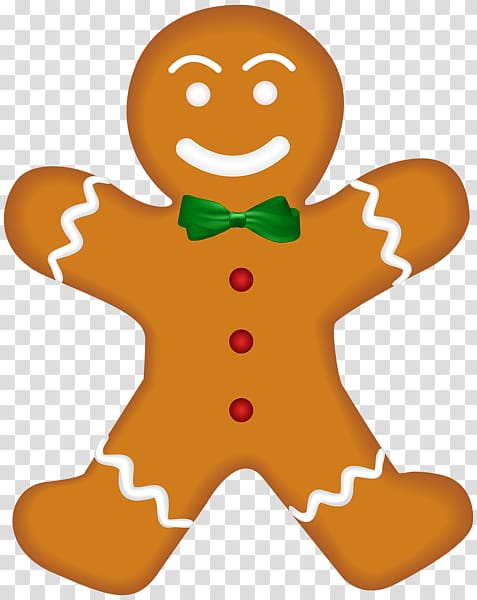 The Gingerbread Man Gingerbread house Candy cane, ginger transparent background PNG clipart