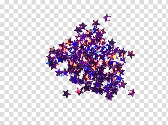 purple sequined stars transparent background PNG clipart