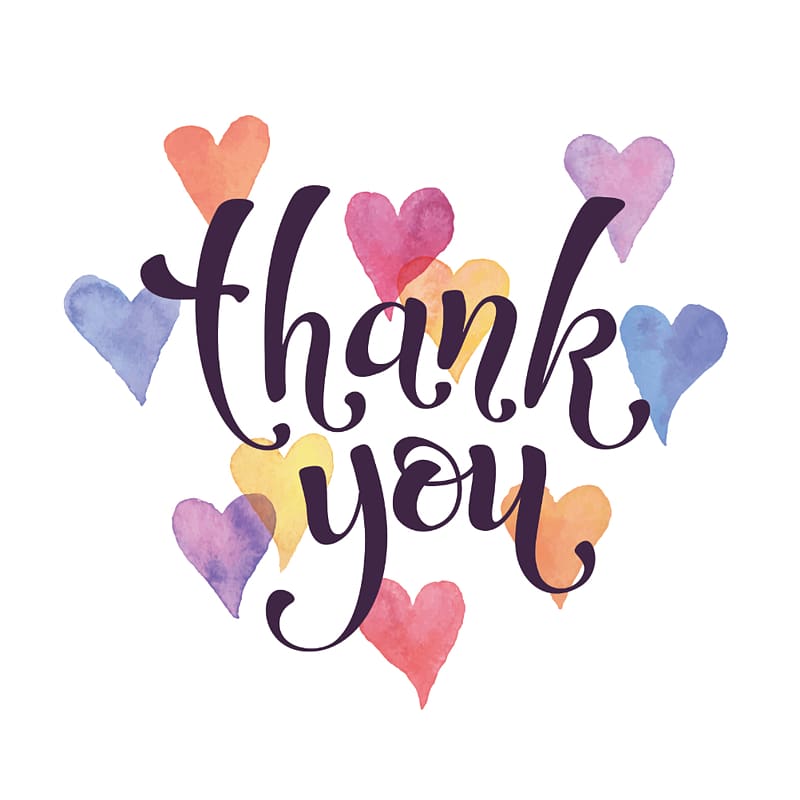thank you screenshot, YouTube Heart Watercolor painting, thank you transparent background PNG clipart