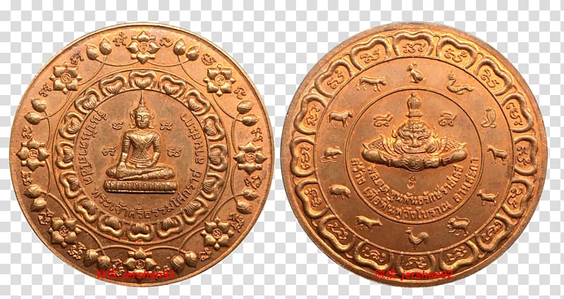 Coin Local currency Jatukham Rammathep Mint, Thai Buddha Amulet transparent background PNG clipart