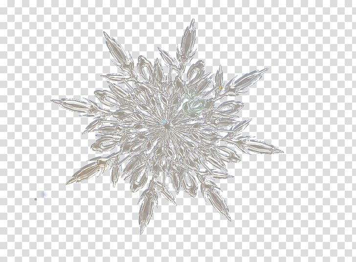 Snowflake White Crystallization, White crystalline snowflakes transparent background PNG clipart