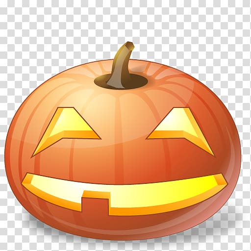 Halloween Jack-o\'-lantern Pumpkin Icon, Smiling pumpkins transparent background PNG clipart