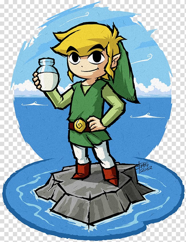 Free: The Legend Of Zelda Clipart Original - Link The Wind Waker