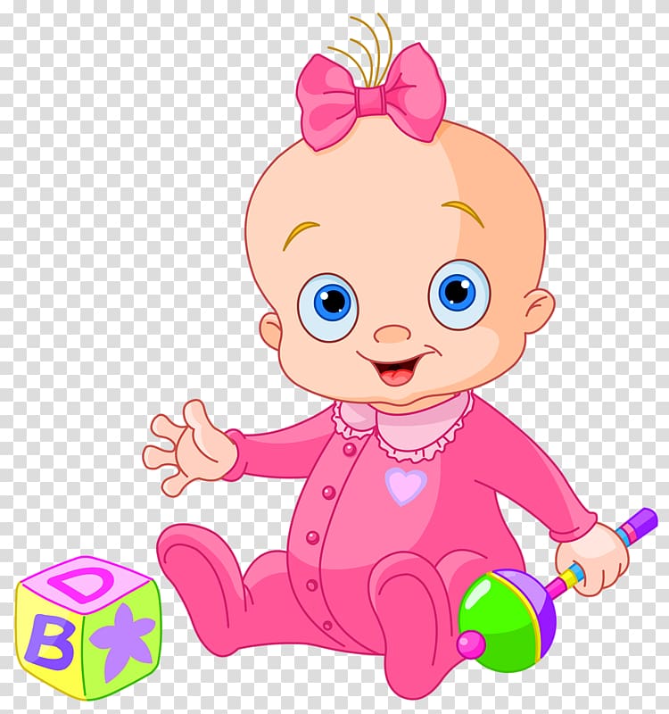 baby playing illustration, Infant Girl , Baby girl playing with toys transparent background PNG clipart