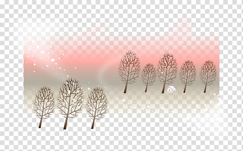 Tree Pattern, pink poster winter background factors transparent background PNG clipart