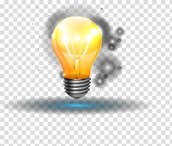 Energy Hot air balloon Yellow , light bulb transparent background PNG clipart