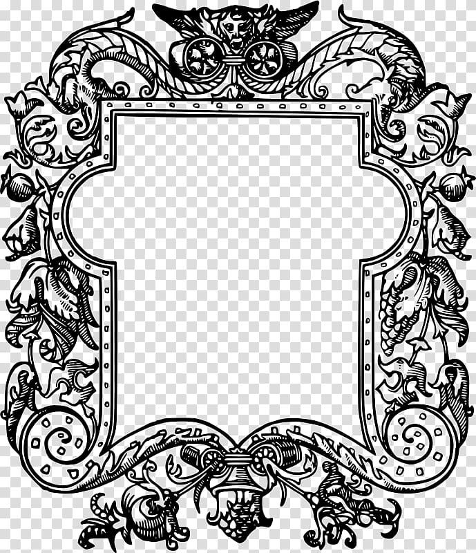 Frames Drawing Ornament Line art, leaves frame transparent background PNG clipart