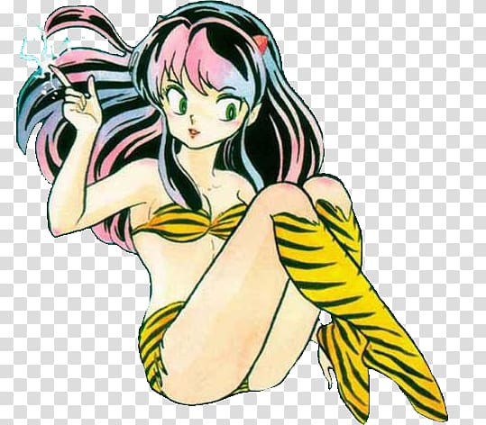 Lum Invader Ataru Moroboshi Urusei Yatsura Manga Model sheet, urusei yatsura transparent background PNG clipart