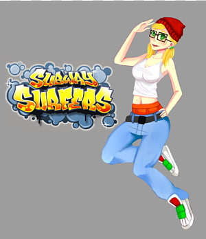 Subway Surfers Play png download - 600*1620 - Free Transparent