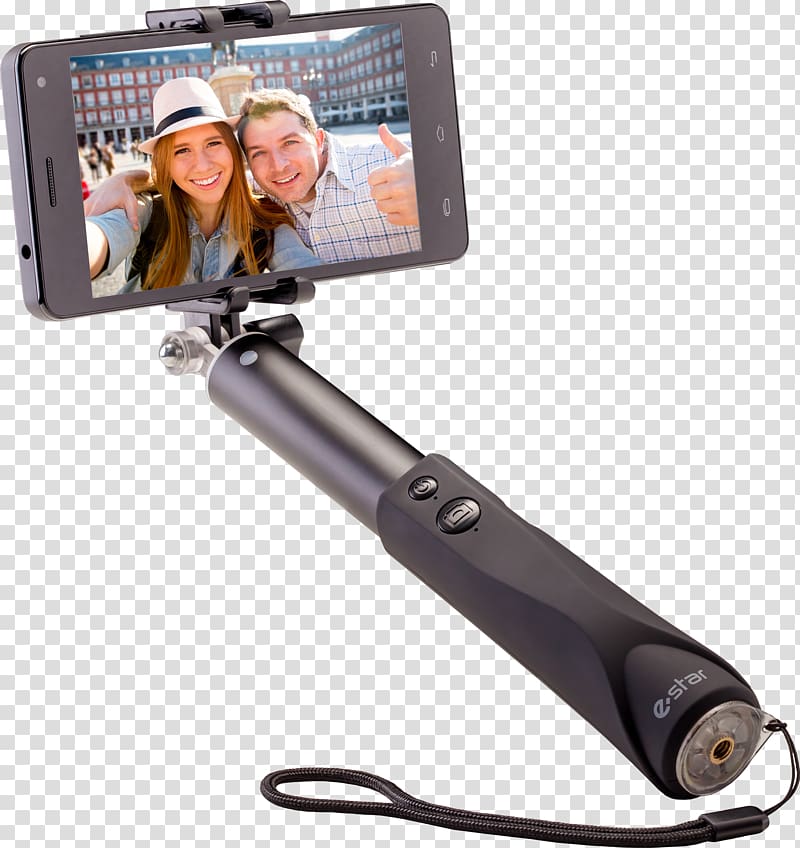 Selfie stick Bluetooth Mobile Phones Monopod, bluetooth transparent background PNG clipart