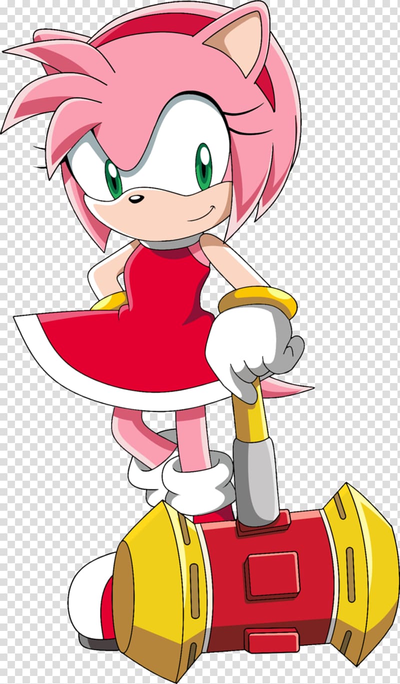 Amy Rose Sonic the Hedgehog Sonic & Sega All-Stars Racing Sonic Mania Sonic CD, Hey transparent background PNG clipart