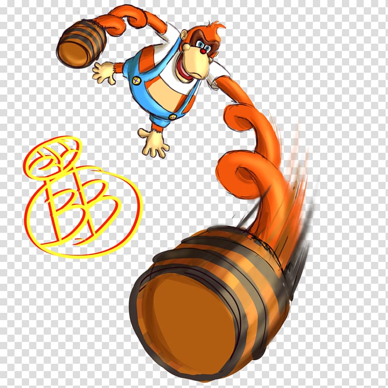 Donkey Kong 64 Lanky Kong Doodle Sketch, others transparent background PNG clipart