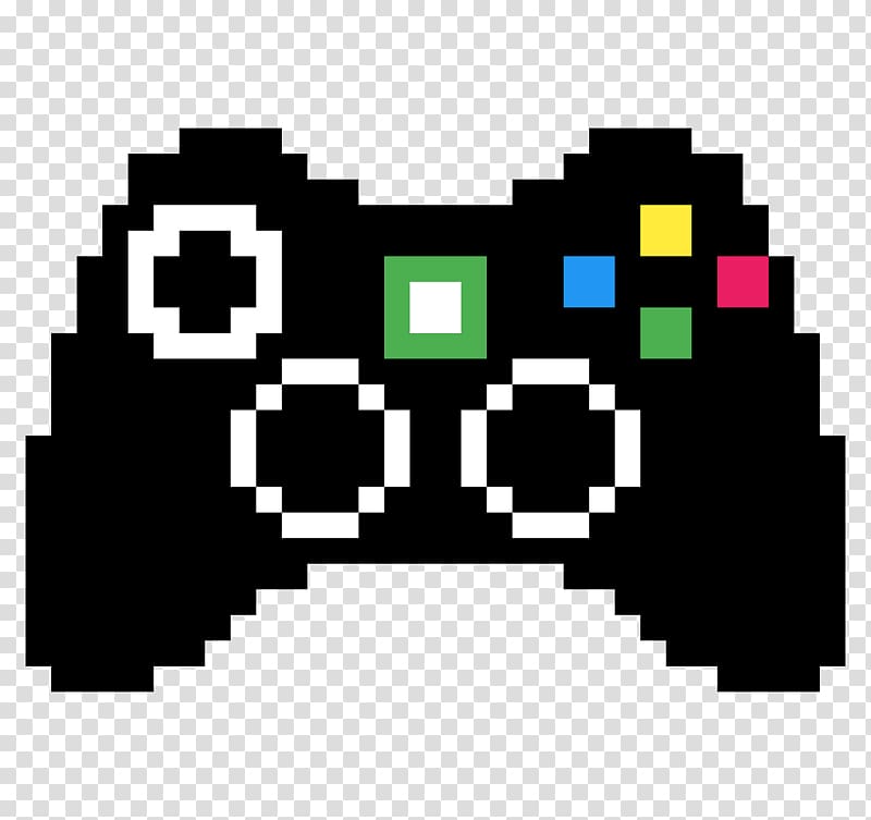 Pixel art Game Controllers Bead Cross-stitch, pixel art easy transparent background PNG clipart