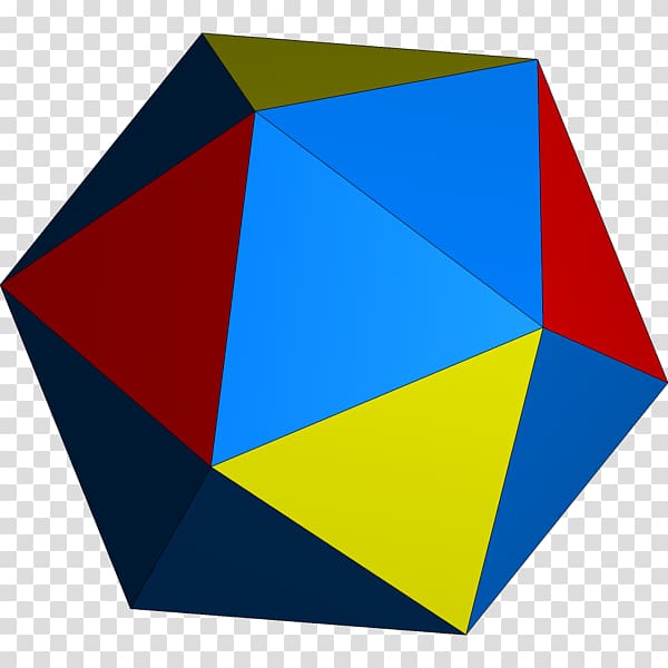 Uniform polyhedron Octahedron Icosahedron Alternation, three-dimensional paper transparent background PNG clipart
